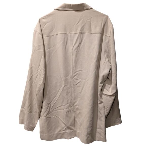 Tommy Bahama Men's Large 100% Silk Three Button Sport Coat Blazer in White - Picture 2 of 8